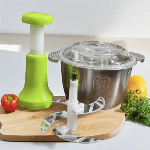 Multi-Functional Hand Press Manual Steel Chopper 2L