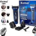 Kemei 3 In 1 Rechargeable hair shaving, trimmer & clipper machine (Grooming Kit)