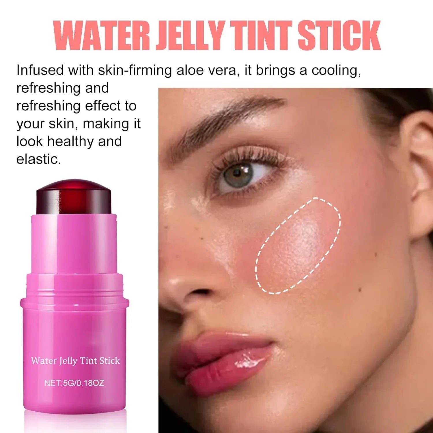 Milk Makeup Cooling Water Jelly Tint sheer lip + cheek stain Pack of 4