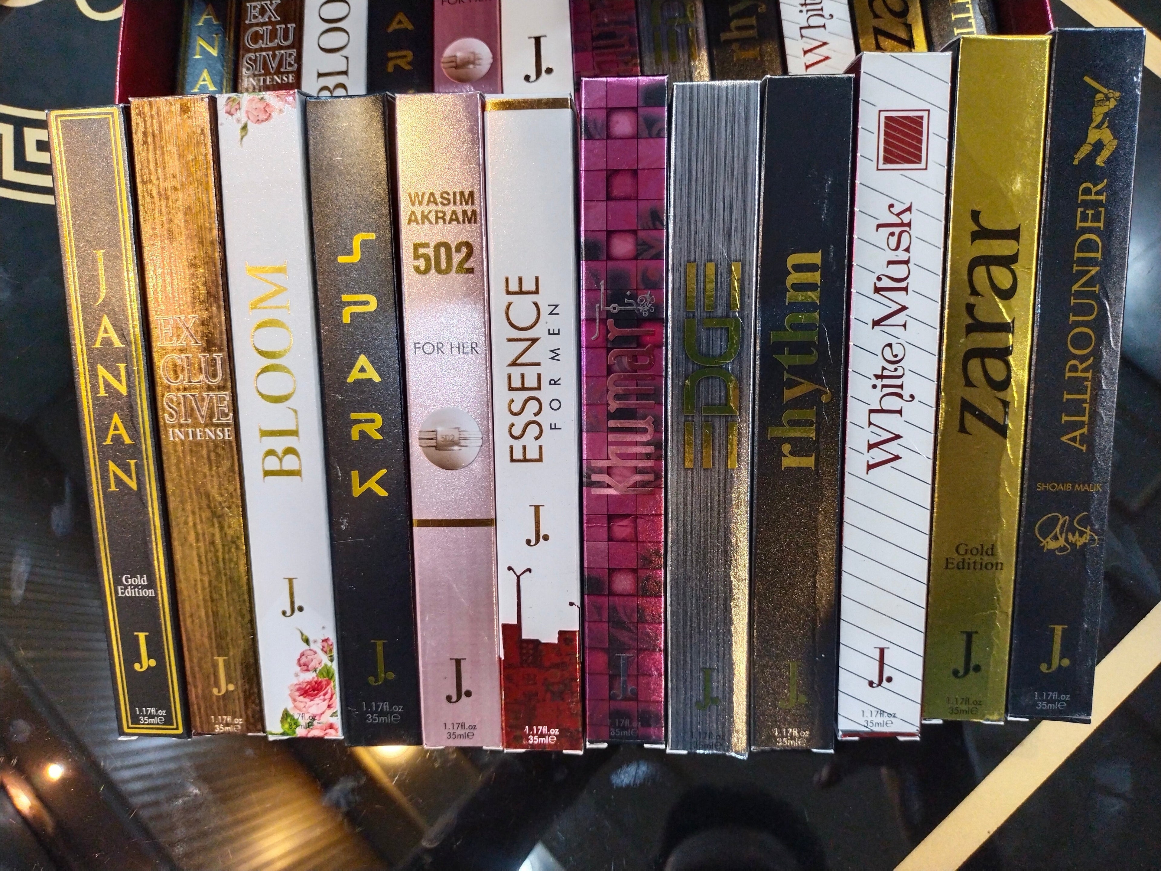 Premium J. Pack of 12 long lasting perfumes 35ML With box (Delivery Free)