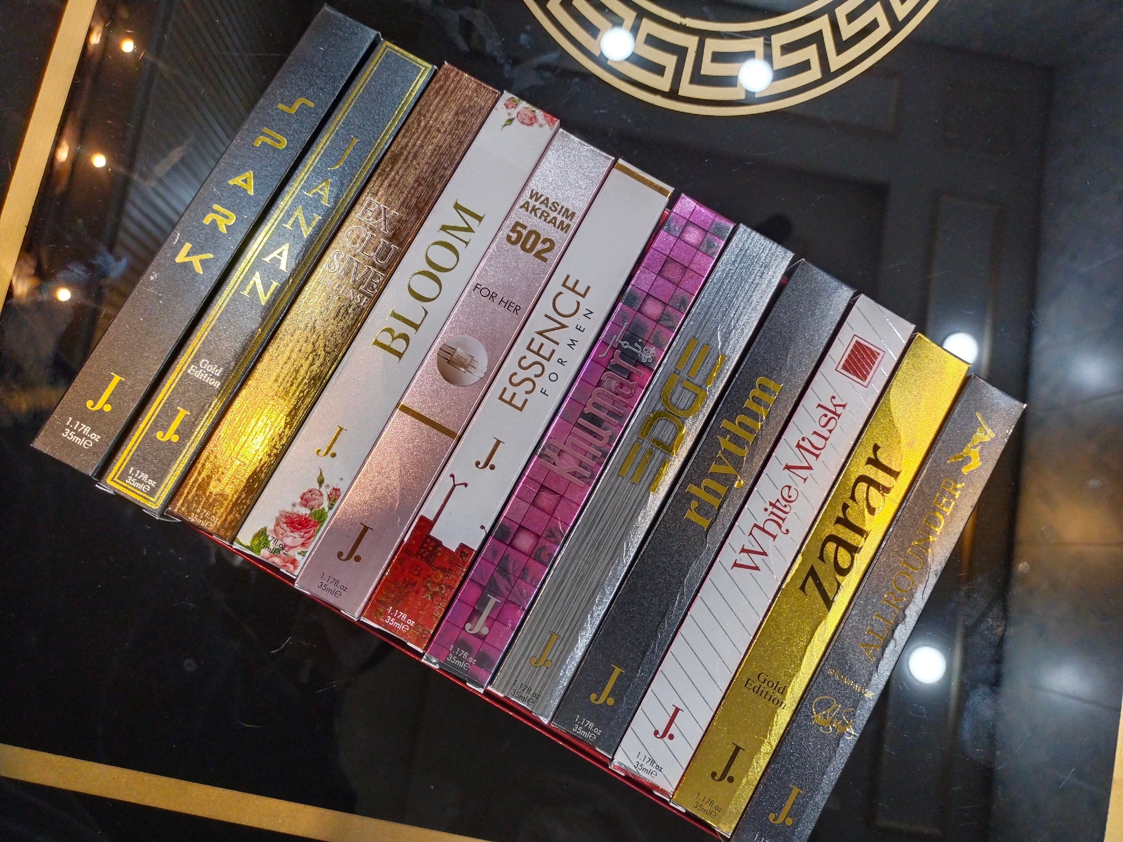 Premium J. Pack of 12 long lasting perfumes 35ML With box (Delivery Free)