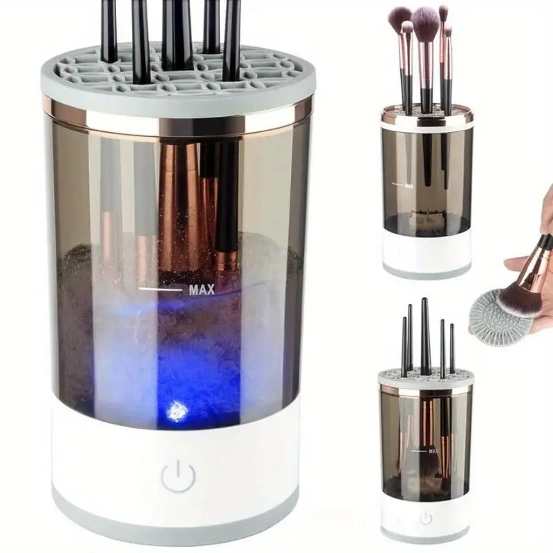 3-in-1 Automatic Makeup Brush Cleaner