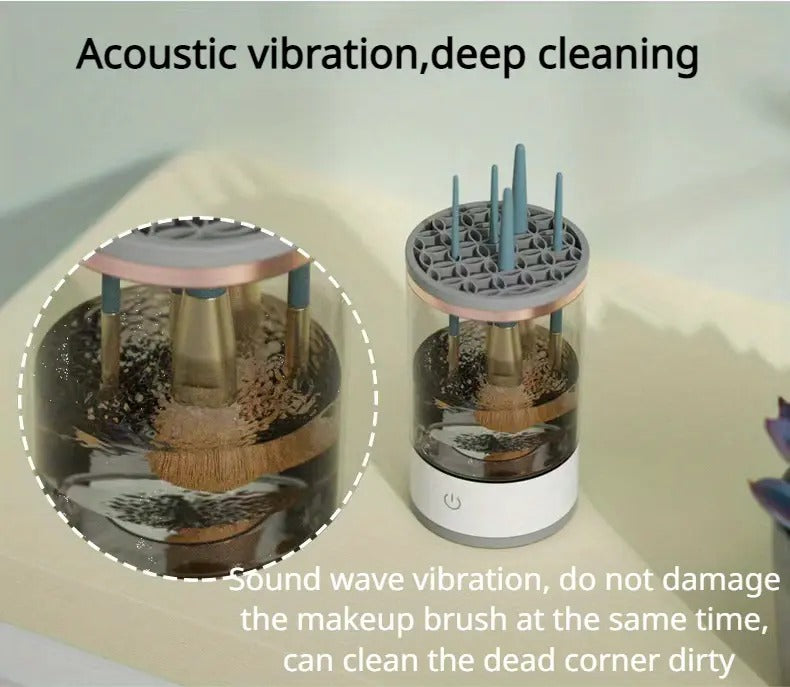 3-in-1 Automatic Makeup Brush Cleaner