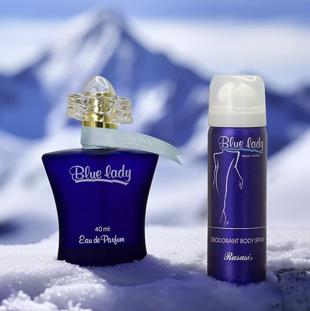 Blue Lady Perfume + Body Spray 2 in 1 Gift Box