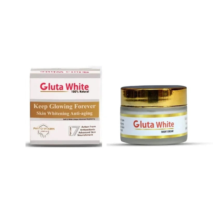 Gluta White Extreme Stronge Light up And Anti-Aging Night Cream